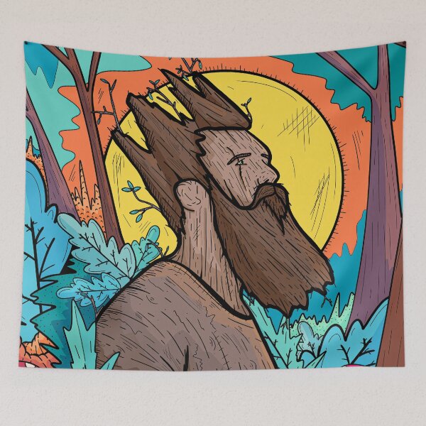 Item preview, The woodland king designed and sold by Swadeillustrations.