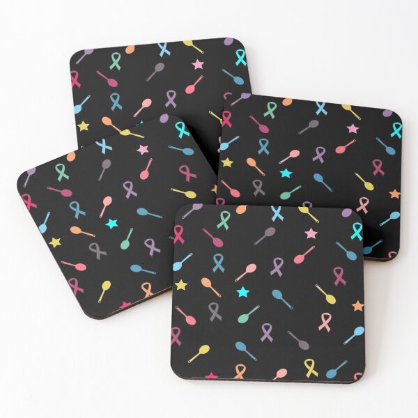 Item preview, Spoons & Ribbons - Spoonie awareness designed and sold by spoonie-species.