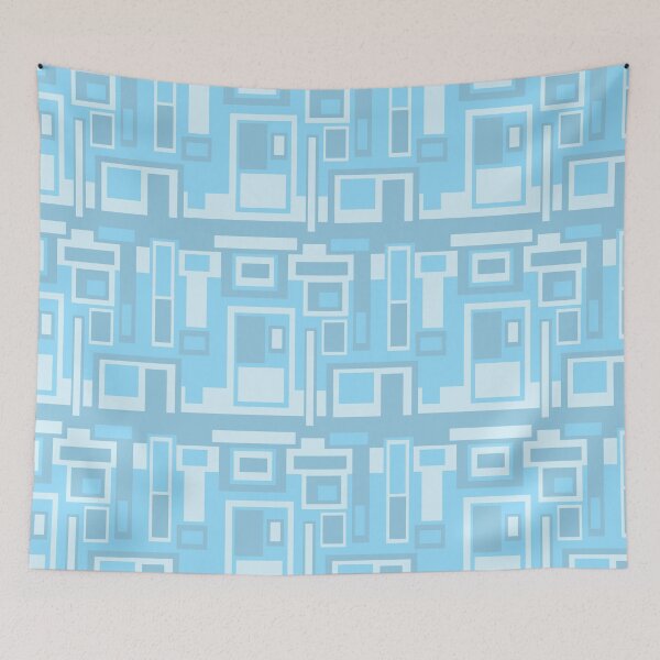 Item preview, Blocky Blue designed and sold by Sixthsun.