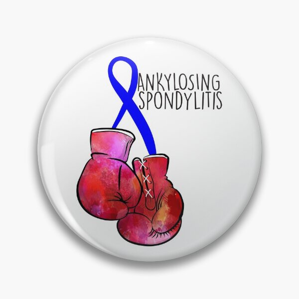 Item preview, Ankylosing Spondylitis Fighter (black) designed and sold by spoonie-species.