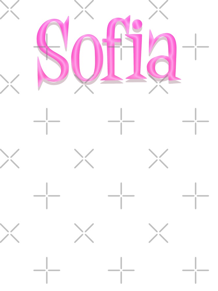 Girl Name Sofia In Pink Panther Cartoon Style Kids T Shirt By Space Bug Redbubble
