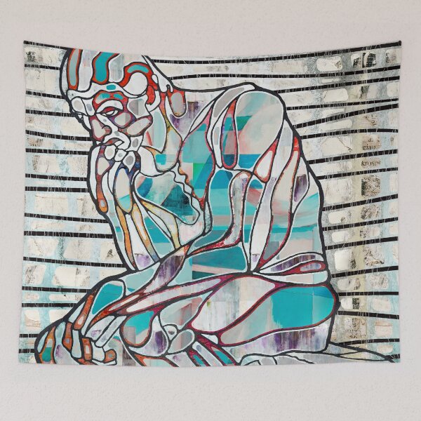 Item preview, The Thinker - Rodin Tribute designed and sold by Marco Serrot  Style.