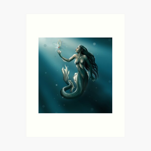 Item preview, The Dark Siren designed and sold by Ewelina Pieńkos.
