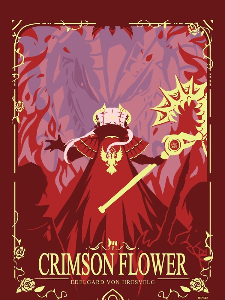 Disover Crimson Flower Iphone Case
