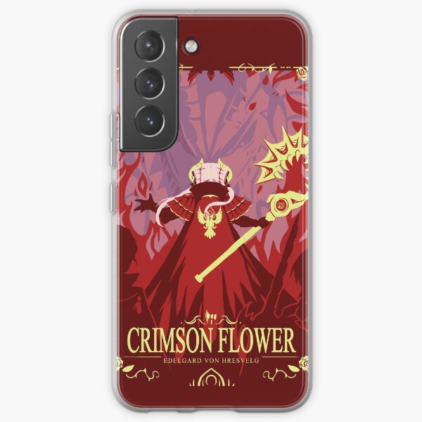 Crimson Flower Samsung Galaxy Soft Case