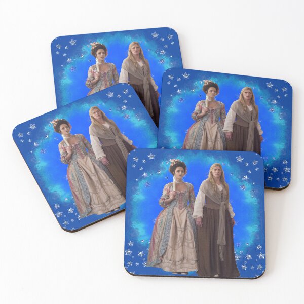 Item preview, Zari Tarazi and Ava Sharpe blue background designed and sold by dutchchu.