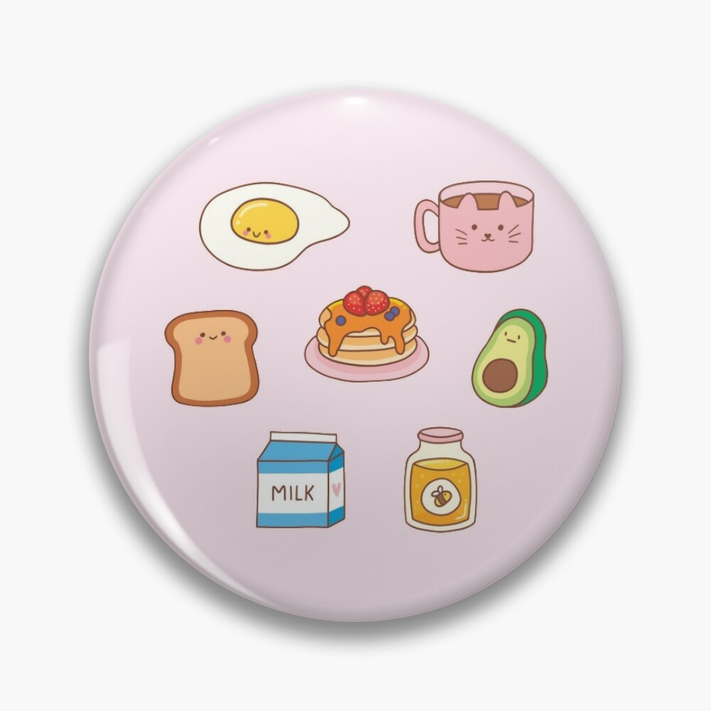 Cute Breakfast Food - Pink Foodie Lover\