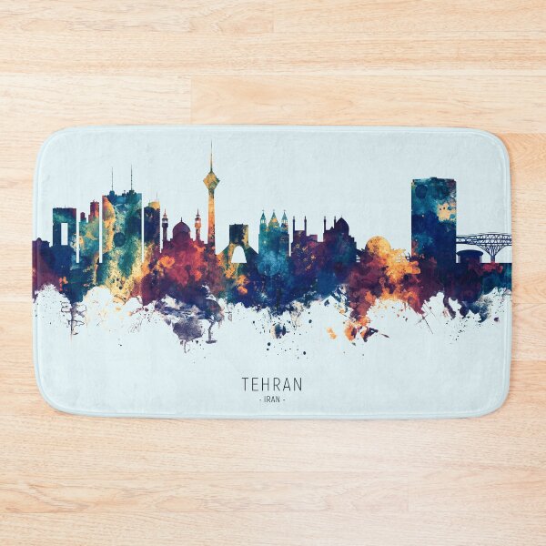 Item preview, Tehran Iran Skyline designed and sold by ArtPrints.