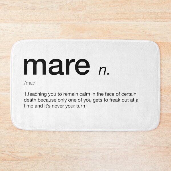 Item preview,  Funny Mare Horse designed and sold by Valerie-Maria Oberreiter.