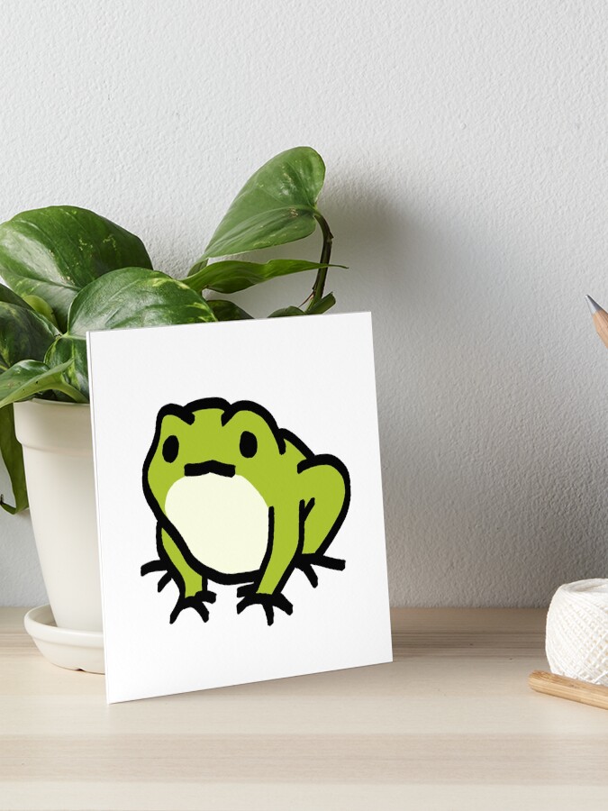 Adorable Green Frog Friend Cartoon Drawing Adorable Green Frog Friend Cartoon Drawing