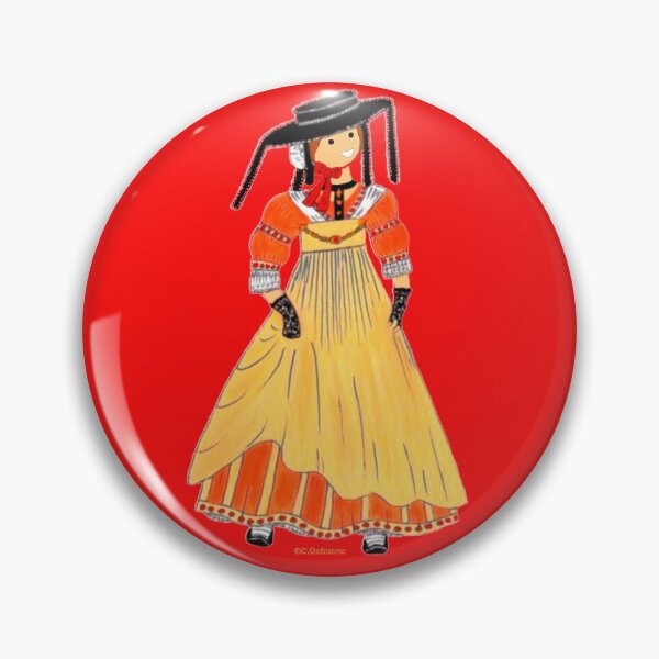 Item preview, Costume from the South Jura, Franche-Comté, France. designed and sold by Catherine Debusne.