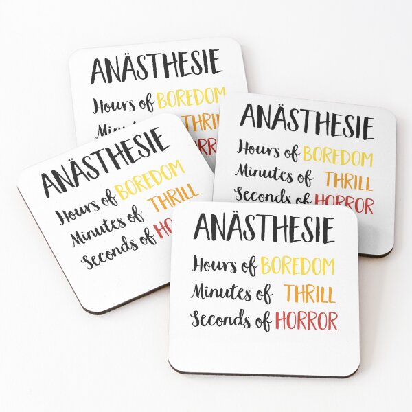 Item preview, Anesthesia: Hours of Boredom, minutes of thrill, seconds of horror designed and sold by Vectorqueen.