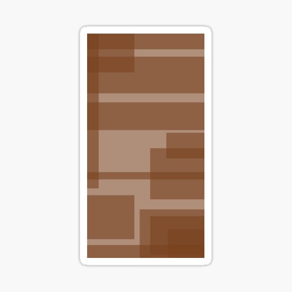 Amber Energy 2 - Merged Repeated Amber Rectangles Sticker