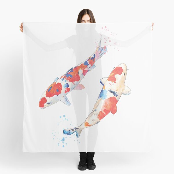 Item preview, Watercolor Koi Fish Painting designed and sold by Beltschazar.