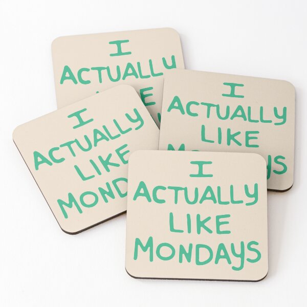 Item preview, I actually like mondays - Specle mug designed and sold by MarcoPolok.