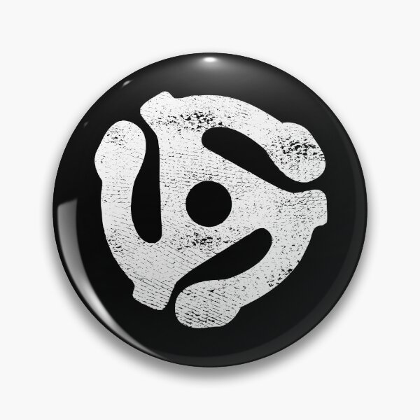 Item preview, Audiophile 45 Adapter (white distressed design) designed and sold by siggyspatsky.