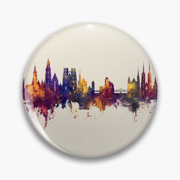 Item preview, Wroclaw Poland Skyline designed and sold by ArtPrints.