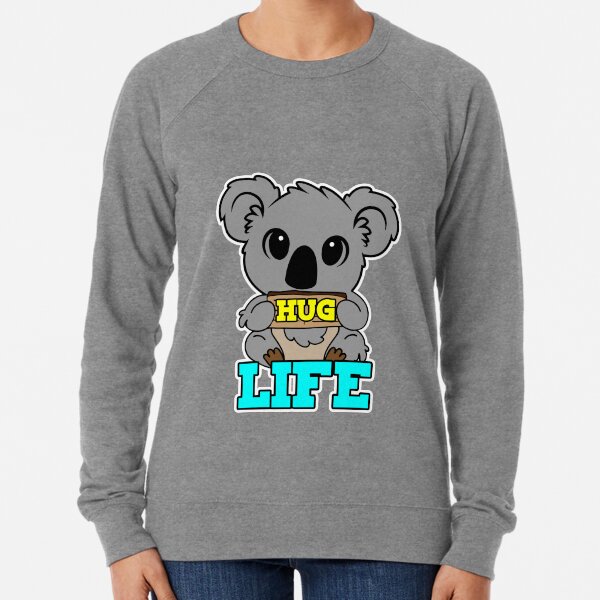 Hug Life Koala Lightweight Sweatshirt