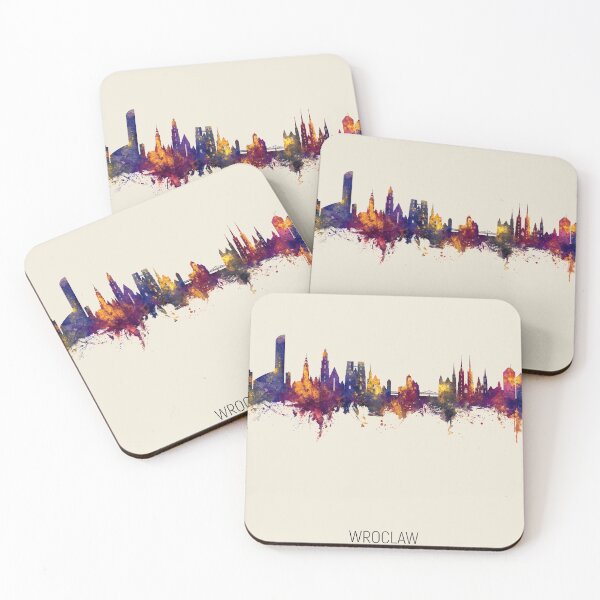 Item preview, Wroclaw Poland Skyline designed and sold by ArtPrints.
