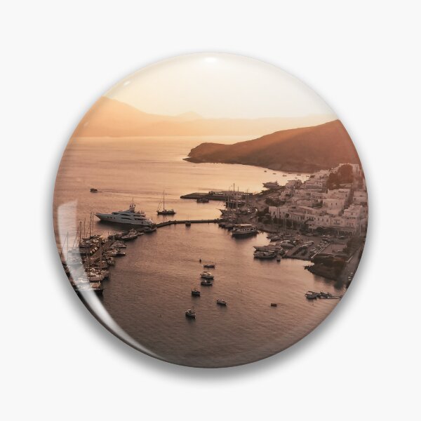 Item preview, Milos port sunset - Cyclades Greece designed and sold by DRONY.
