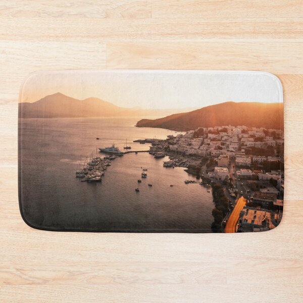 Item preview, Milos port sunset - Cyclades Greece designed and sold by DRONY.