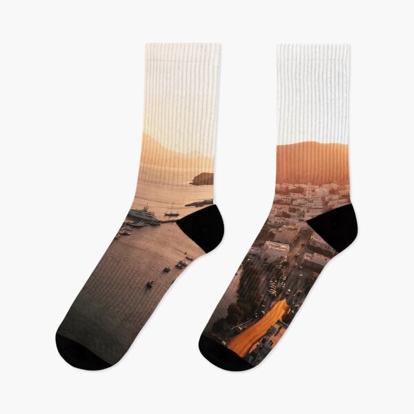Item preview, Milos port sunset - Cyclades Greece designed and sold by DRONY.