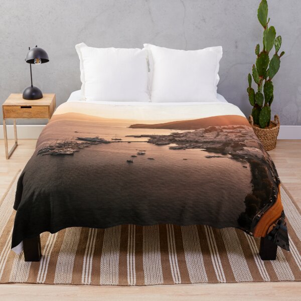 Item preview, Milos port sunset - Cyclades Greece designed and sold by DRONY.