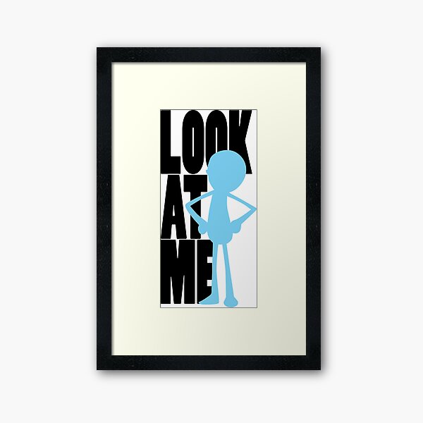 Look At Me Framed Art Print
