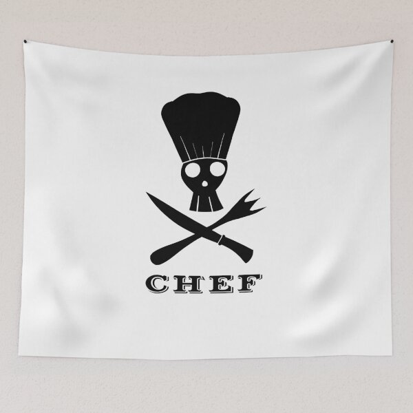 Item preview, Chef Kitchen Cook Design - Skull Danger - Kitchen Lovers designed and sold by JPColemonts.
