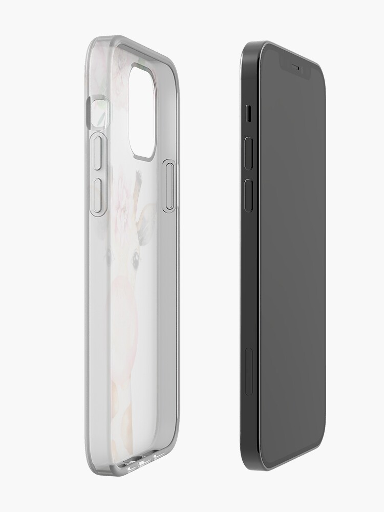 Alternate view of Flower Giraffe with Chewing Gum iPhone Case & Cover
