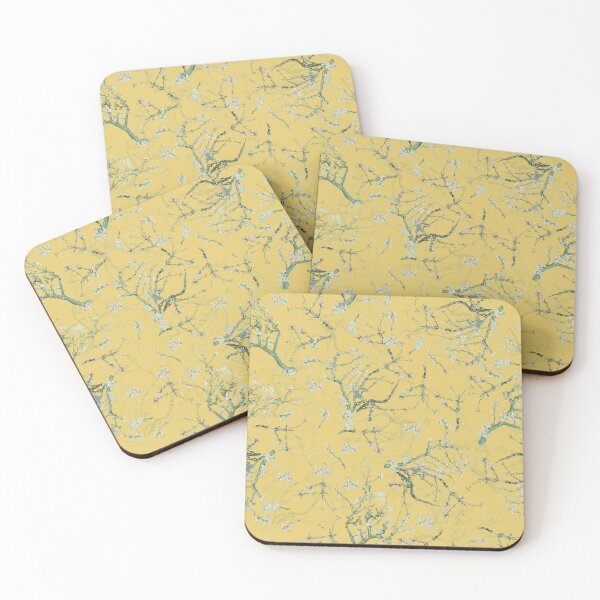 Item preview, Original Van Gogh Almond Blossoms Botanical Garden Pattern yellow Nightgarden designed and sold by UtArt.