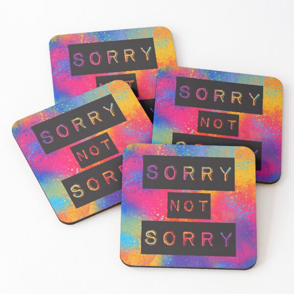 Item preview, Sorry Not Sorry designed and sold by DirtyAngelFace Shop.