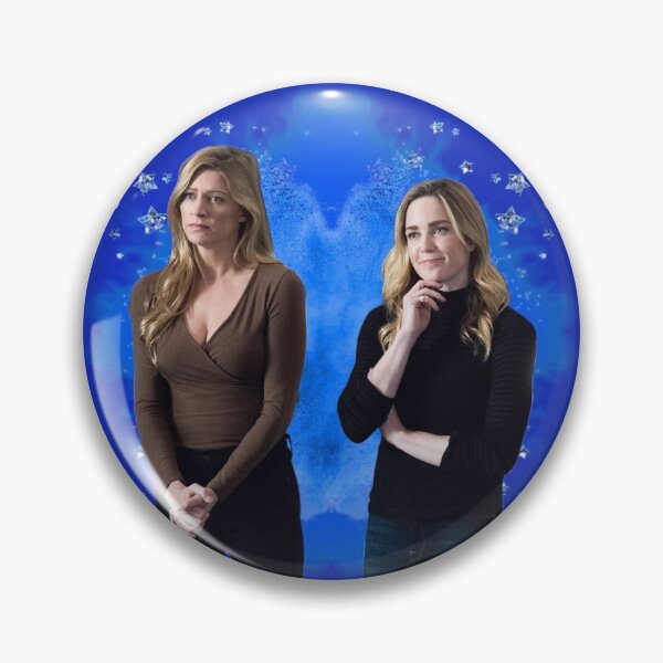 Aperçu de l'œuvre Ava Sharpe et Sara Lance fond bleu créée et vendue par dutchchu.