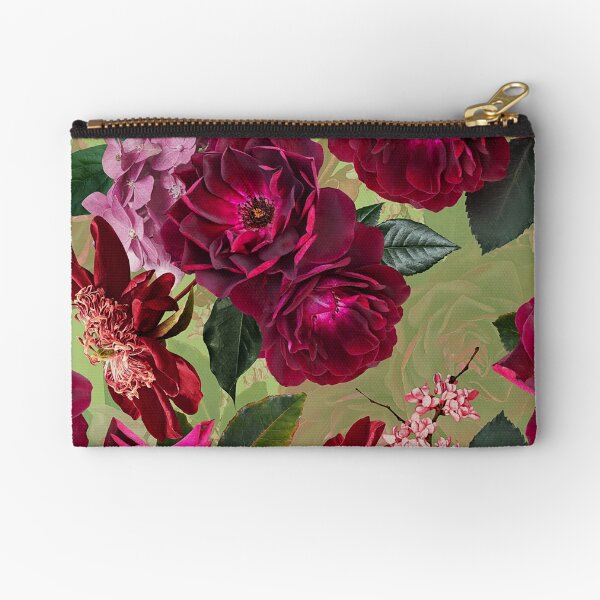 Item preview, Antique Green Botanical Flower Rose Botanical Garden  Nightgarden designed and sold by UtArt.