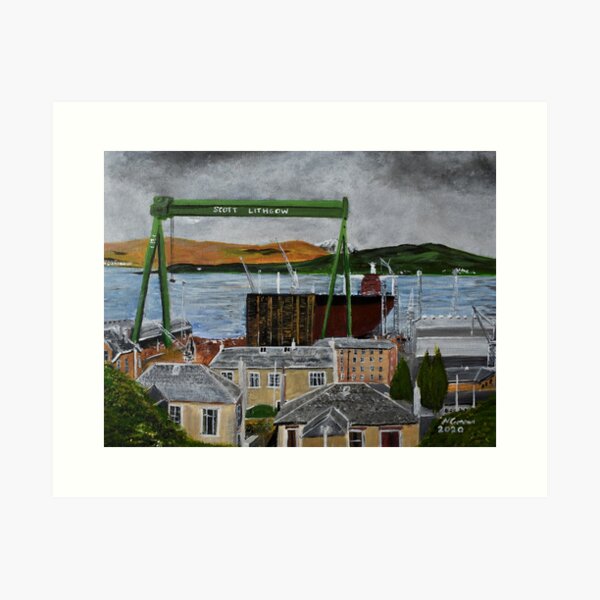 Item preview, Goliath Port Glasgow designed and sold by CrossanArt.