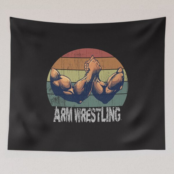Item preview, Retro Arm Wrestling Bodybuilding Gym Sports Power Gift  designed and sold by UrbanHype.