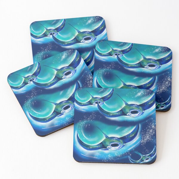 Item preview, Manta rays accompany you into the depths designed and sold by RenateMaria.