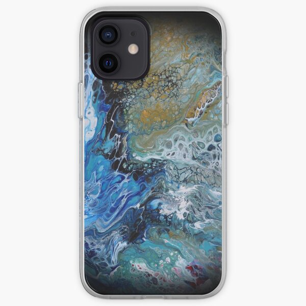 Fluid planet 3 iPhone Soft Case