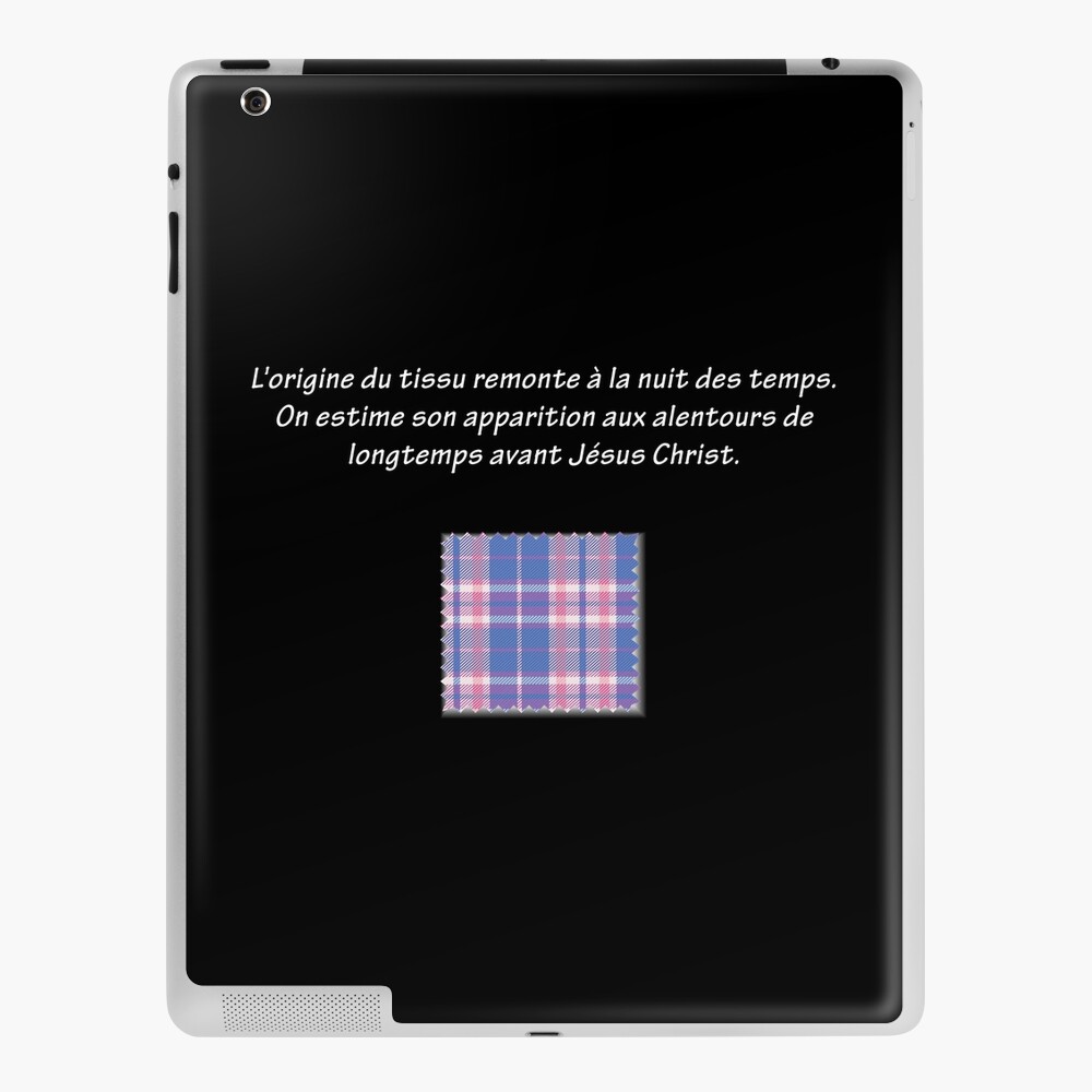 L Origine Du Tissu Citation Film Cite De La Peur Ipad Hulle Skin Von Catcrea Redbubble