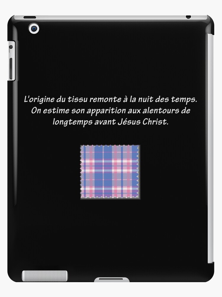 L Origine Du Tissu Citation Film Cite De La Peur Ipad Case Skin By Catcrea Redbubble