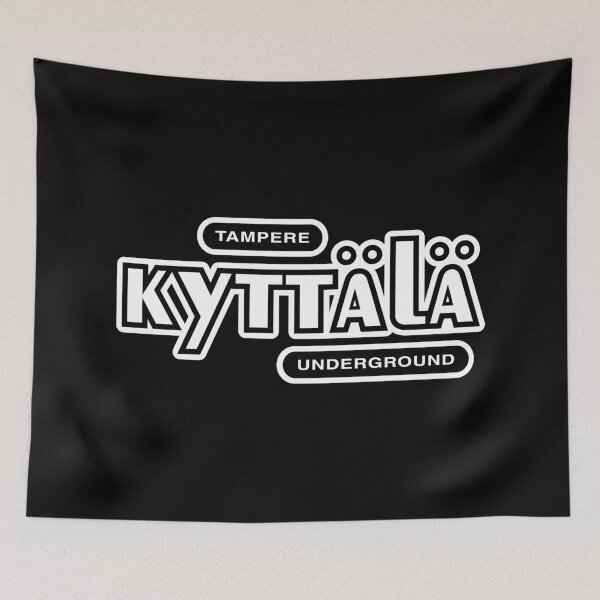 Item preview, Tampere Kyttälä Underground (valkoinen teksti) designed and sold by futurytmi.