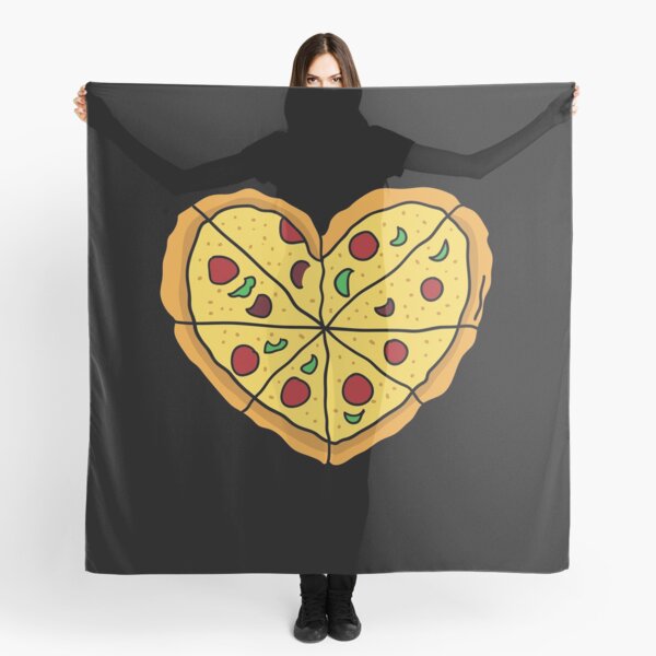 Yummy Pizza Scarf By Lizabash Redbubble