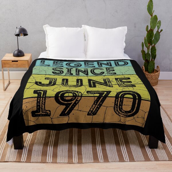 Item preview, Retro Vintage Legend Since June 1970 | Birthday Gift designed and sold by meedTee.