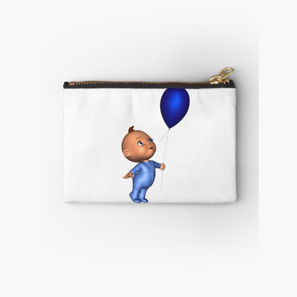Item preview, Toon Baby with Blue Balloon designed and sold by algoldesigns.