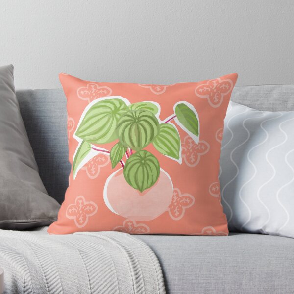 Peperomia Throw Pillow