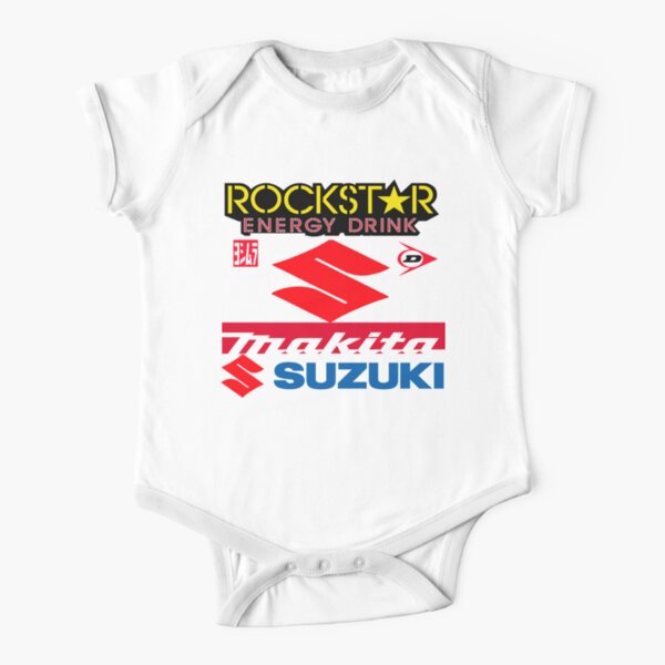 Rockstar Energy Makita Yoshimura Suzuki Racing Team Short Sleeve Baby One-Piece