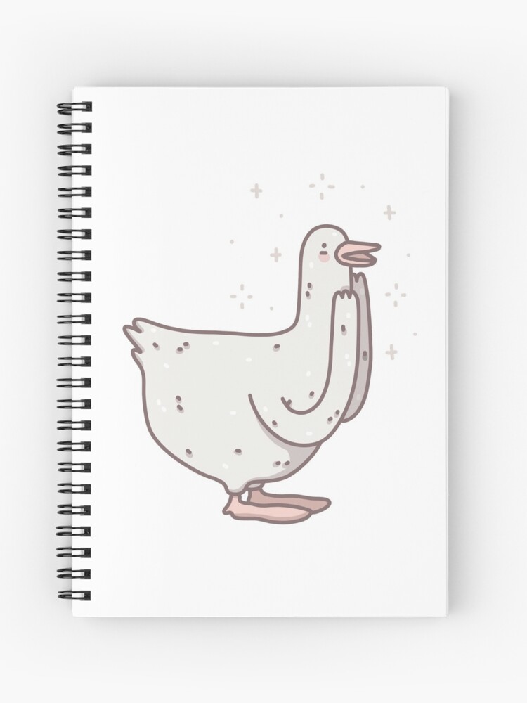 Thumbnail 1 of 3, Journal, surprised duck with hands designed and sold by odsanyu.