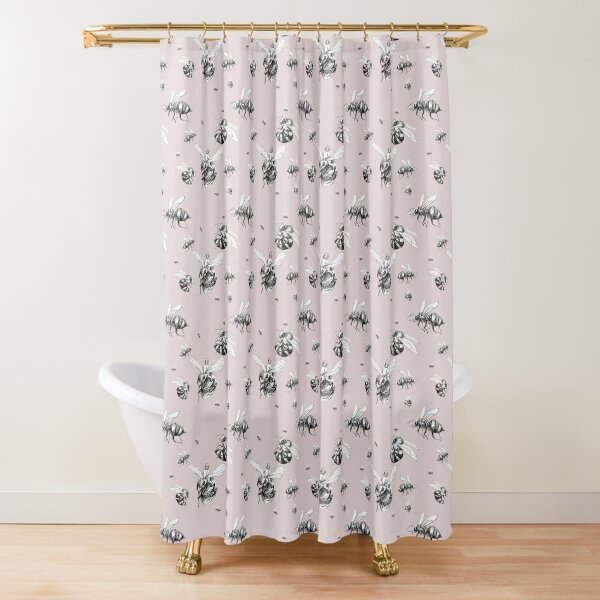 Disover Flight of the bumblebee Shower Curtain