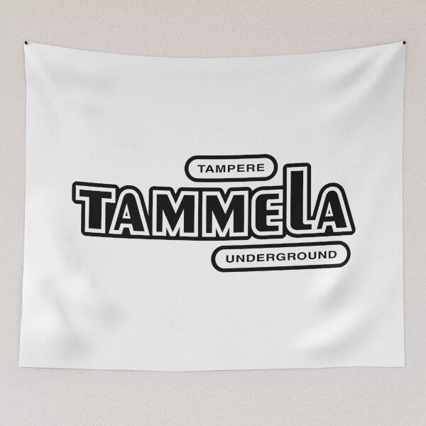 Item preview, Tampere Tammela Underground (musta teksti) designed and sold by futurytmi.