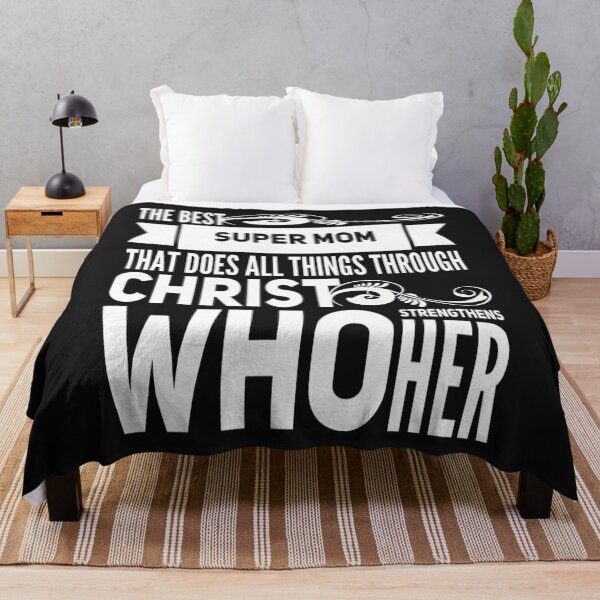 Item preview, Best Super Mom That Does All Things Though Christ Who Strengthens Her designed and sold by dara4uall.